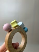 Đồ chơi gỗ mặt trăng thăng + Vòng lục lạc Geni (no box) - Ảnh 5