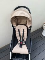 Xe đẩy Babyzen YoYo+ khung trắng màu beige ( size: 6m->22kg~4y), còn túi đựng - Ảnh 9