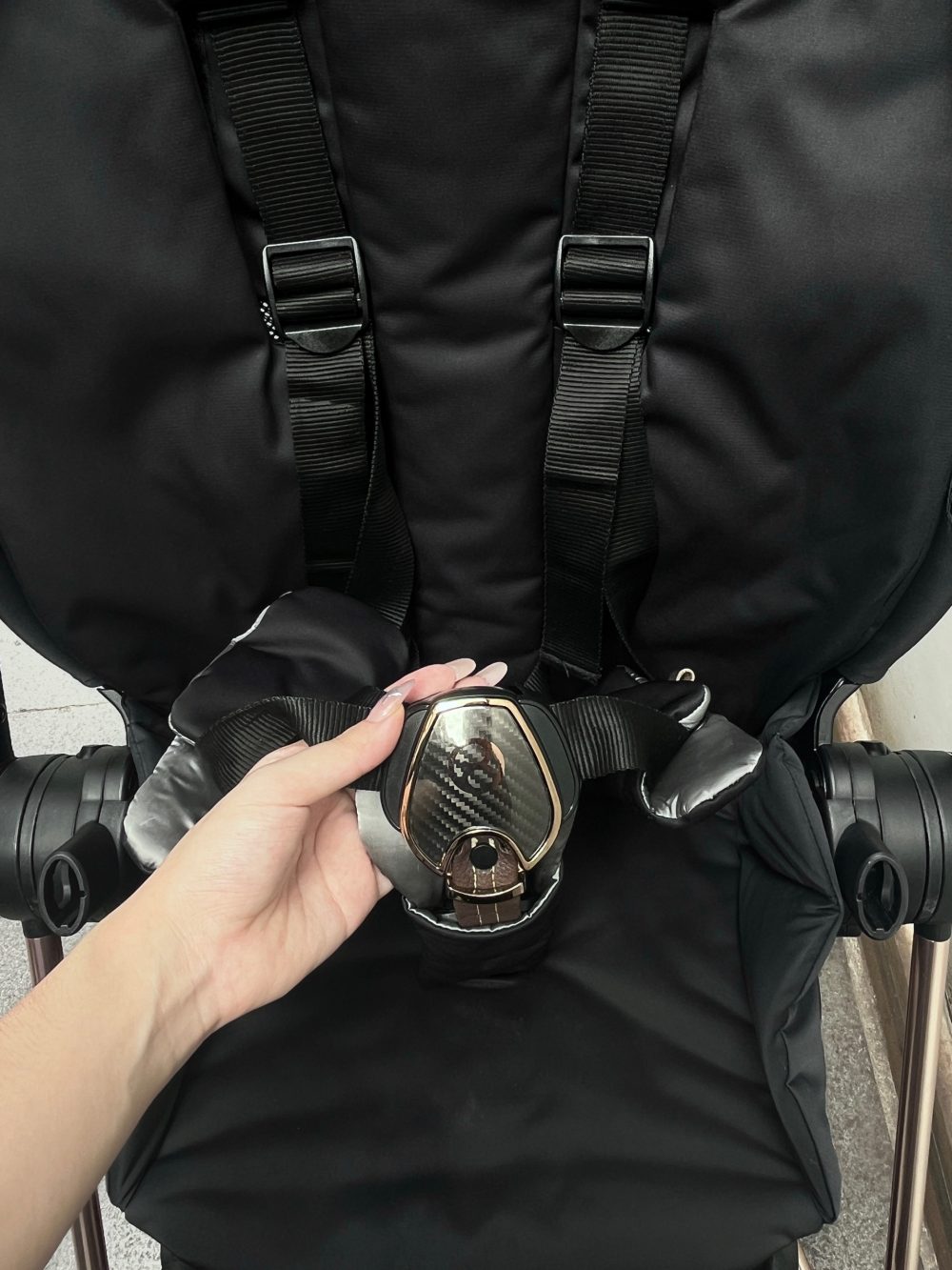 Xe đẩy Cybex Mios 2 màu đen khung rose gold (size 0→4y, tối đa 22kg) - Ảnh 16