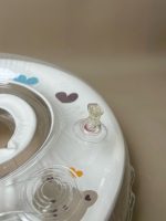 Phao tập bơi nâng cổ chống lật màu trắng hoạ tiết trái tim (size: M, 1->5y) - Ảnh 5
