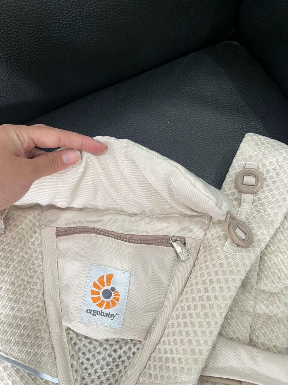 Địu Ergobaby Omni Breeze, Natural Beige( size: 3kg2→20kg~ 0→48m) - Ảnh 9