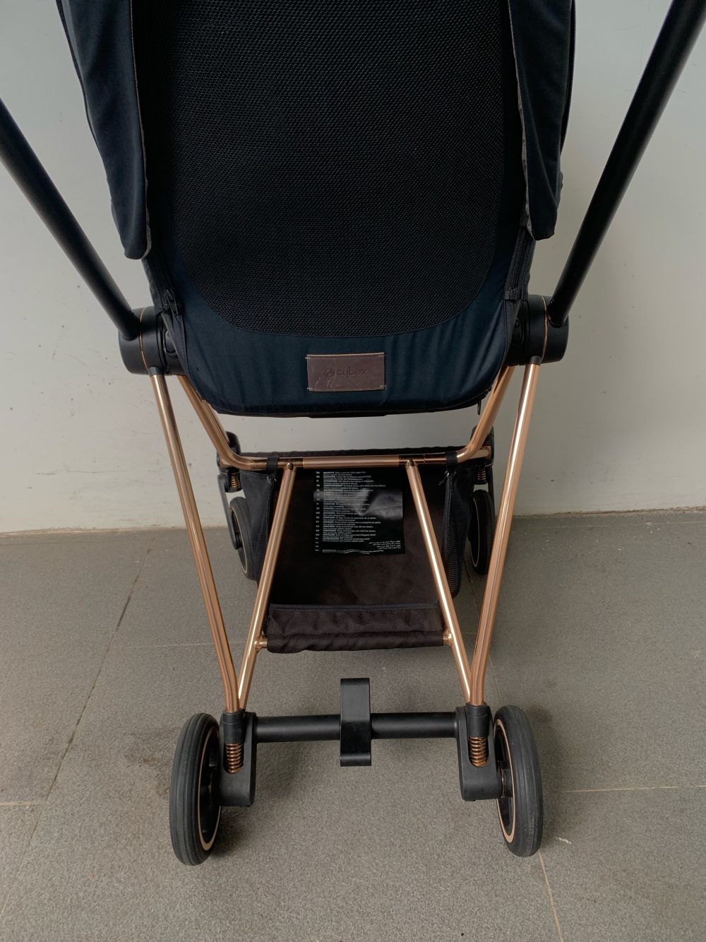 Xe đẩy Cybex Mios 2 màu xanh đen khung gold rose (sơ sinh-4y~22kg) - Ảnh 11
