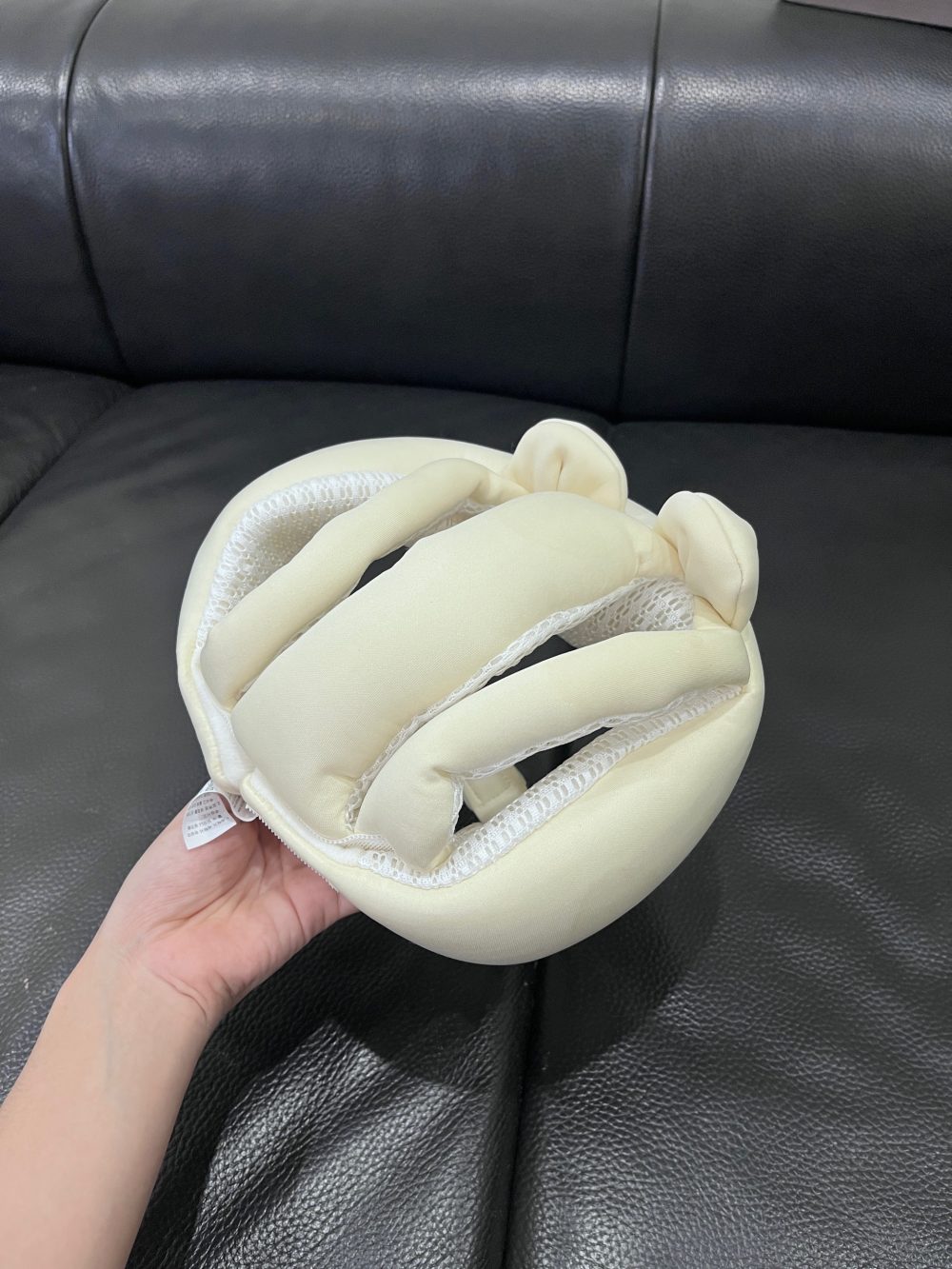 Mũ bảo vệ đầu cho bé Blissbebe màu be (size 4→36m) full box - Ảnh 17