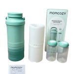 Bình trữ lạnh sữa Momcozy 22oz màu xanh ( full box)
