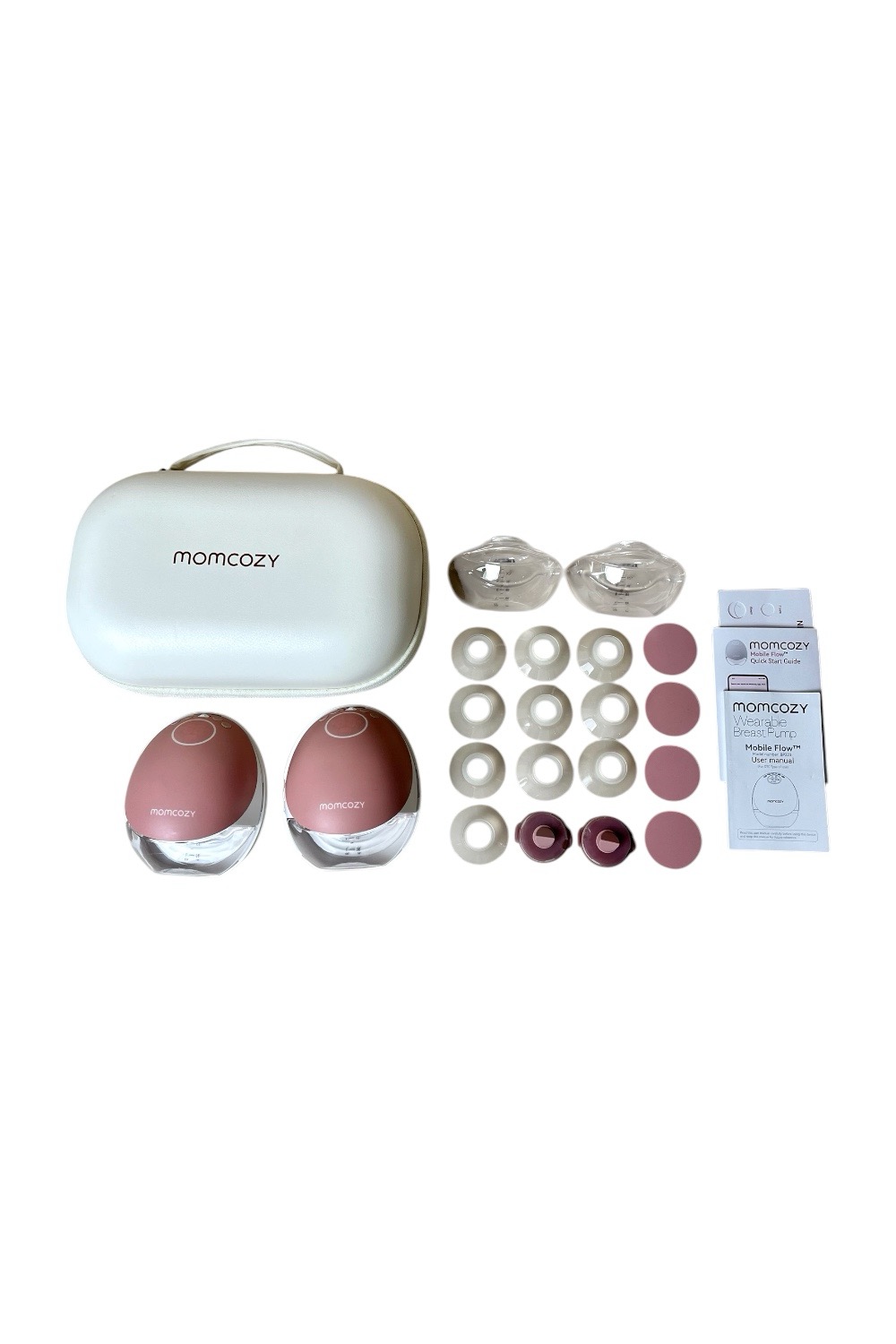 e7eeff8d5b384bd0817e3b8dd76ecfb5 Máy hút sữa Momcozy M9 màu hồng ( còn cốp đựng) - Ảnh 1