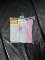 Set 3 bodysuit dài tay Mothercare màu vàng, trắng, hồng (size 6→9m) - Ảnh 3