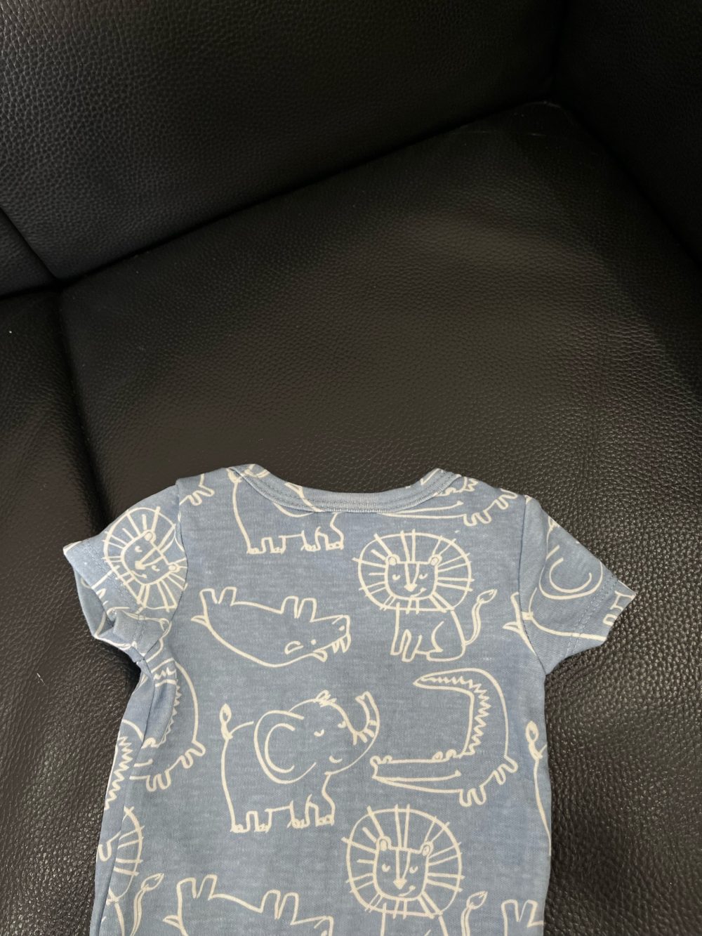 Set 3 bộ bodysuit Litte Chickadees và Carter’s màu trắng, xanh, be ( size: 0->3m) - Ảnh 8