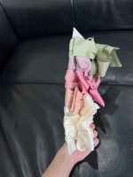 Set 6 băng đô nơ ruy băng vải gân Danbar nhiều màu - Ảnh 5