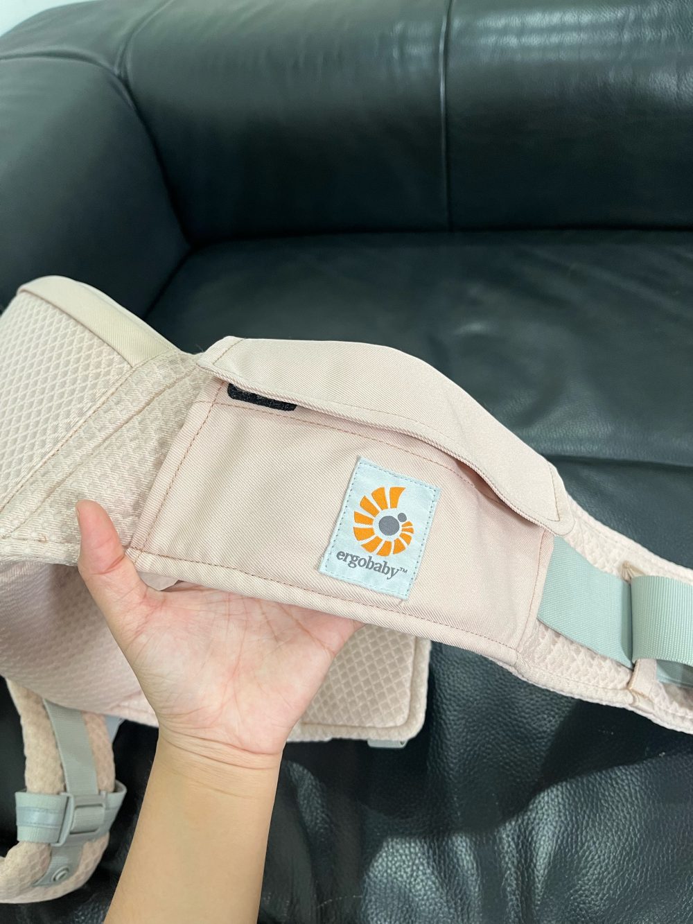 Địu Ergobaby Alta Hip Seat, Pink Quartz ( size: 5kg5->20kg ~ 4->48m) - Ảnh 10