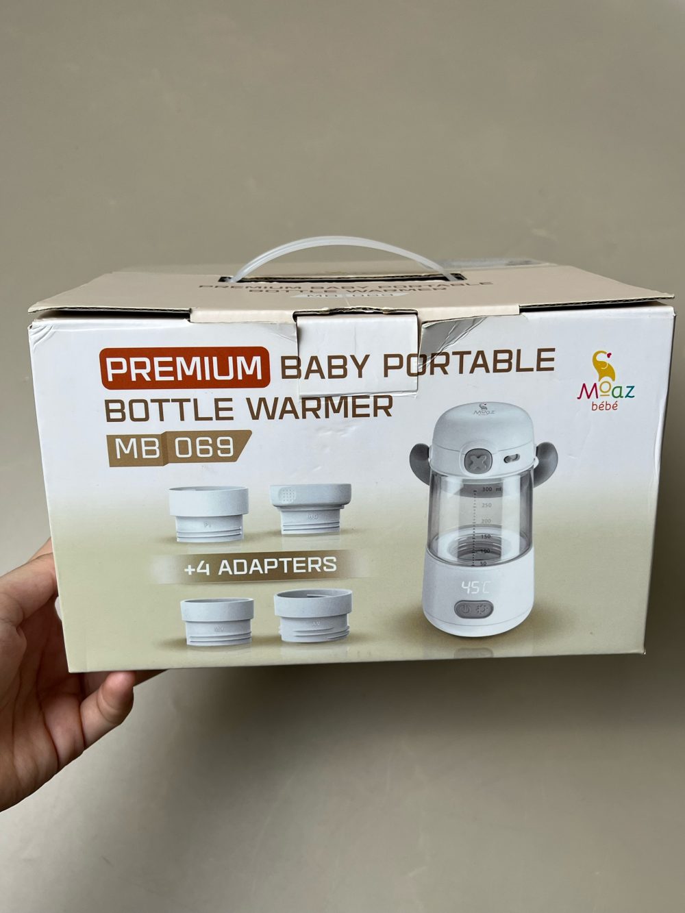 Bình hâm sữa & đun nước cầm tay Moaz BéBé MB-069 (full box) - Ảnh 24