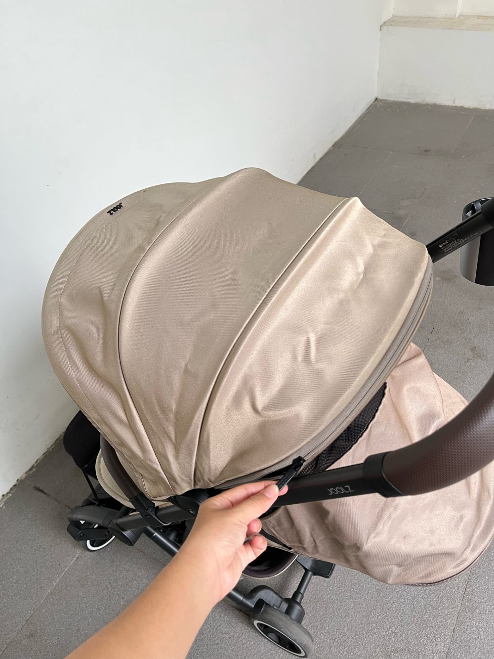 Xe đẩy Joolz Aer 1 màu Lovely Taupe ( size: 6m->4y, tối đa 22kg) kèm cup holder và đệm lót joolz - Ảnh 16