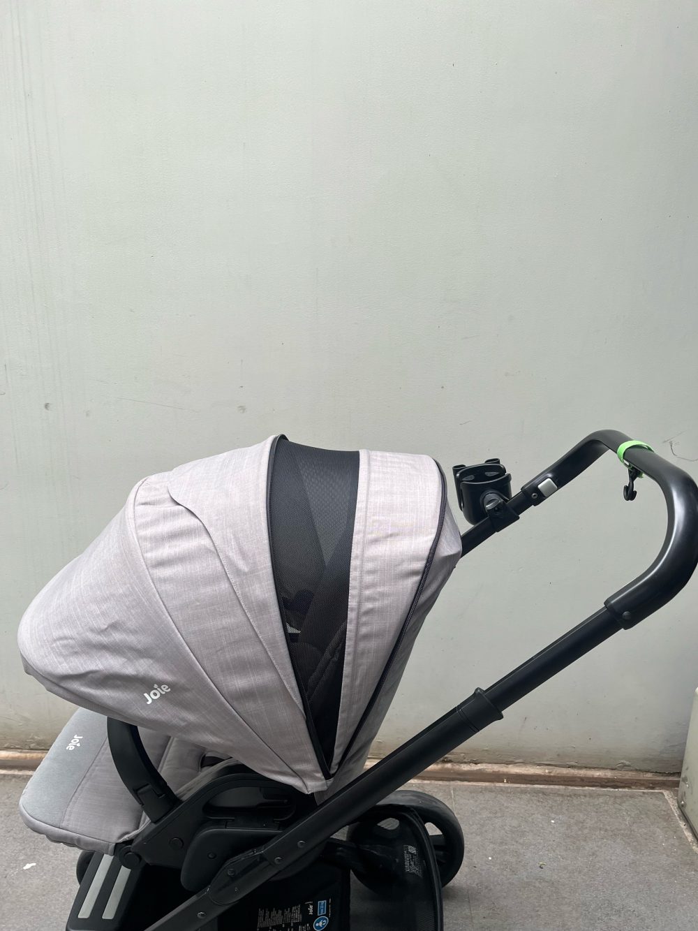 Xe đẩy Joie Chrome W/RC & ADPT màu Pebble (Size: 0->22kg) no box, full phụ kiện - Ảnh 2