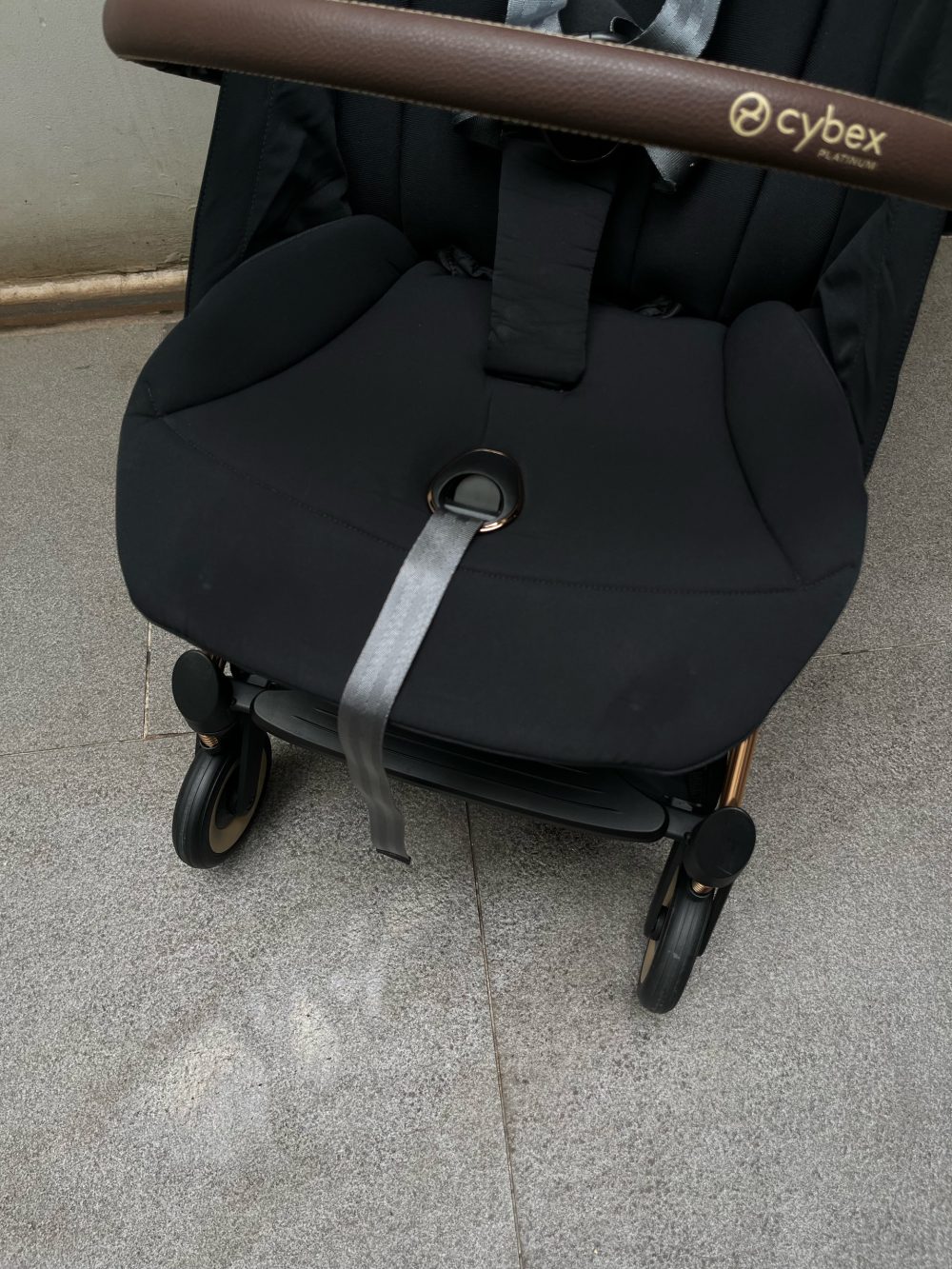 Xe đẩy Cybex Coya Rose Gold màu đen kèm bumper bar ( size: 0->4y, tối đa 22kg) - Ảnh 14