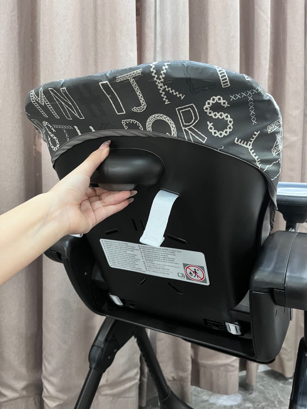Ghế ăn dặm Mimzy Abc Joie màu than chì ( 0m-> 3y~ tối đa 15kg) - Ảnh 15
