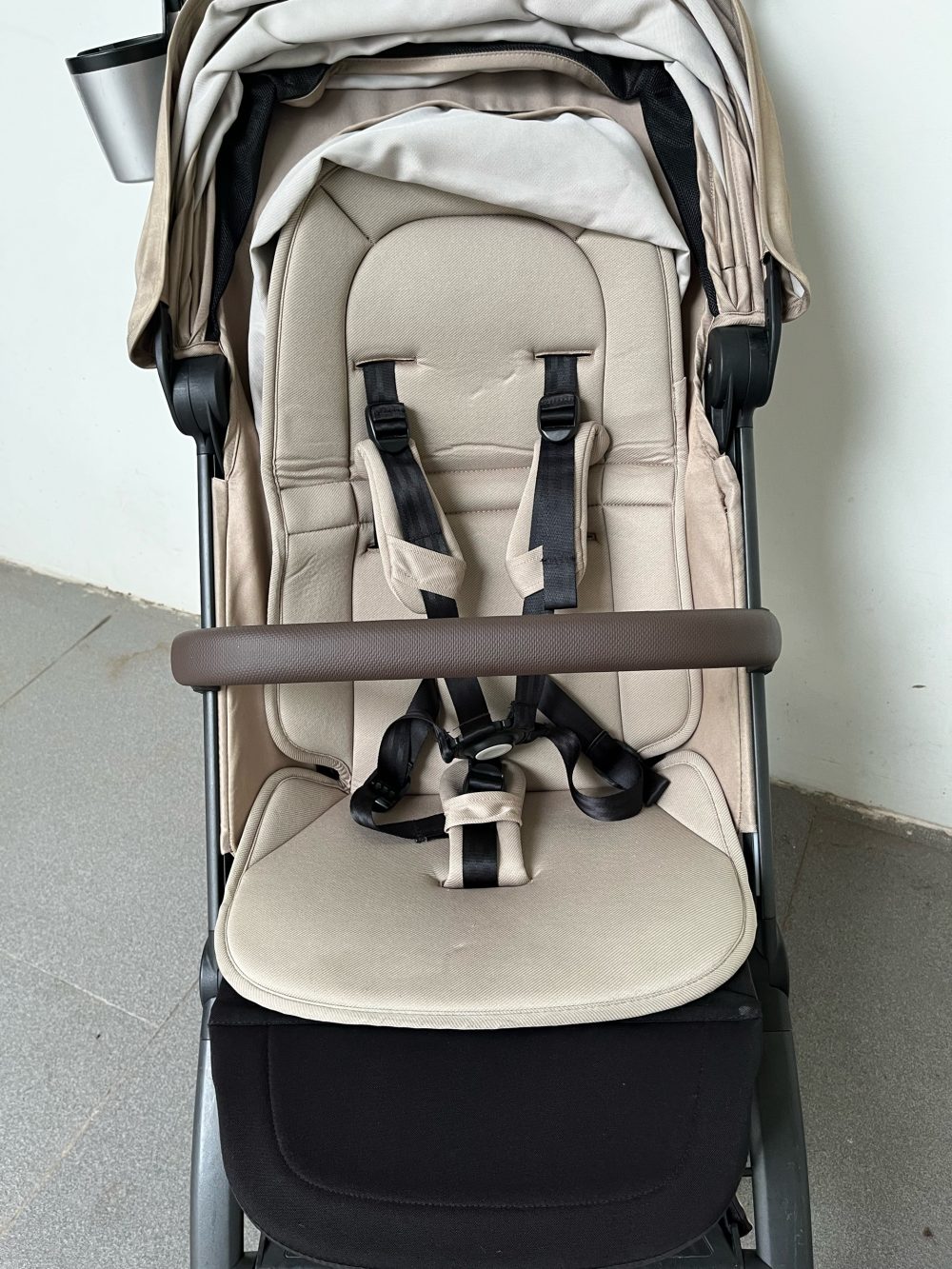 Xe đẩy Joolz Aer 1 màu Lovely Taupe ( size: 6m->4y, tối đa 22kg) kèm cup holder và đệm lót joolz - Ảnh 7