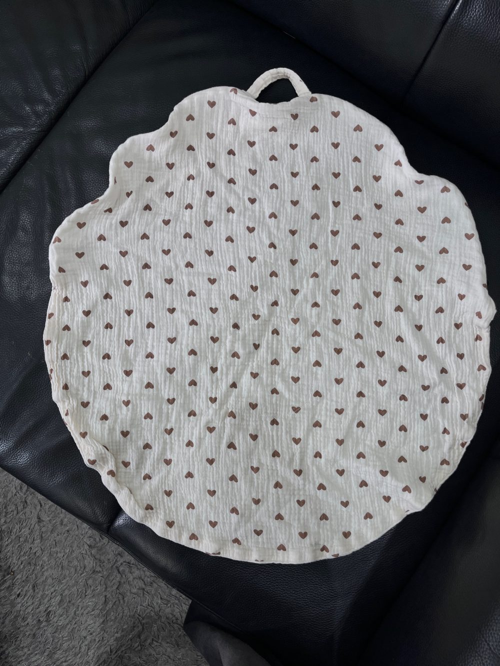 Vỏ gối chống trào ngược Mochee họa tiết trái tim 60x60cm - Ảnh 4