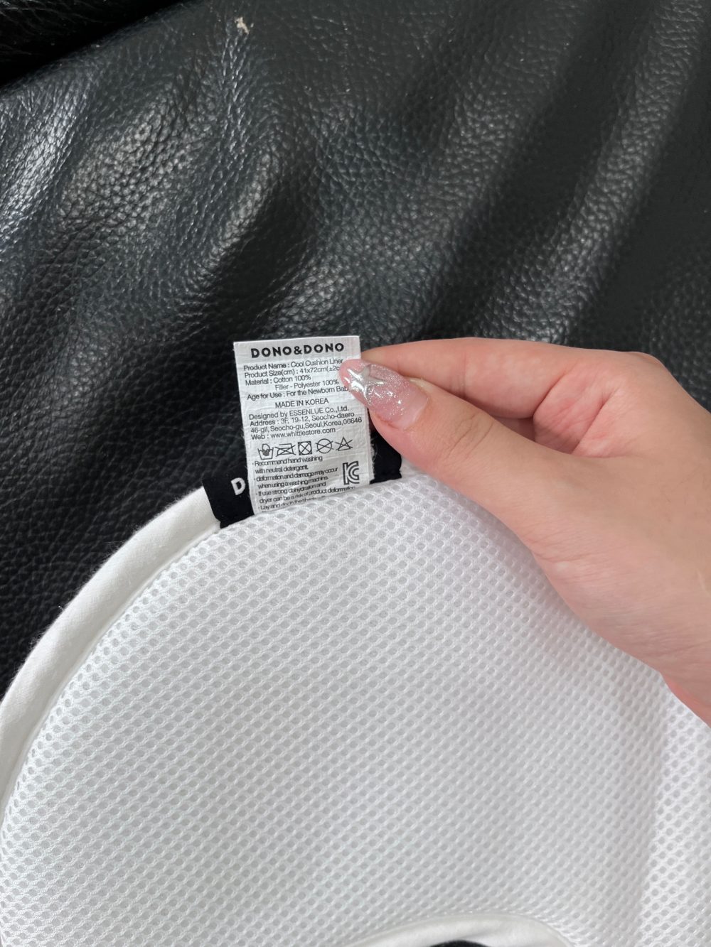 Thảm lót xe đẩy 3D Airmesh Dono&Dono Monobean - Ảnh 3