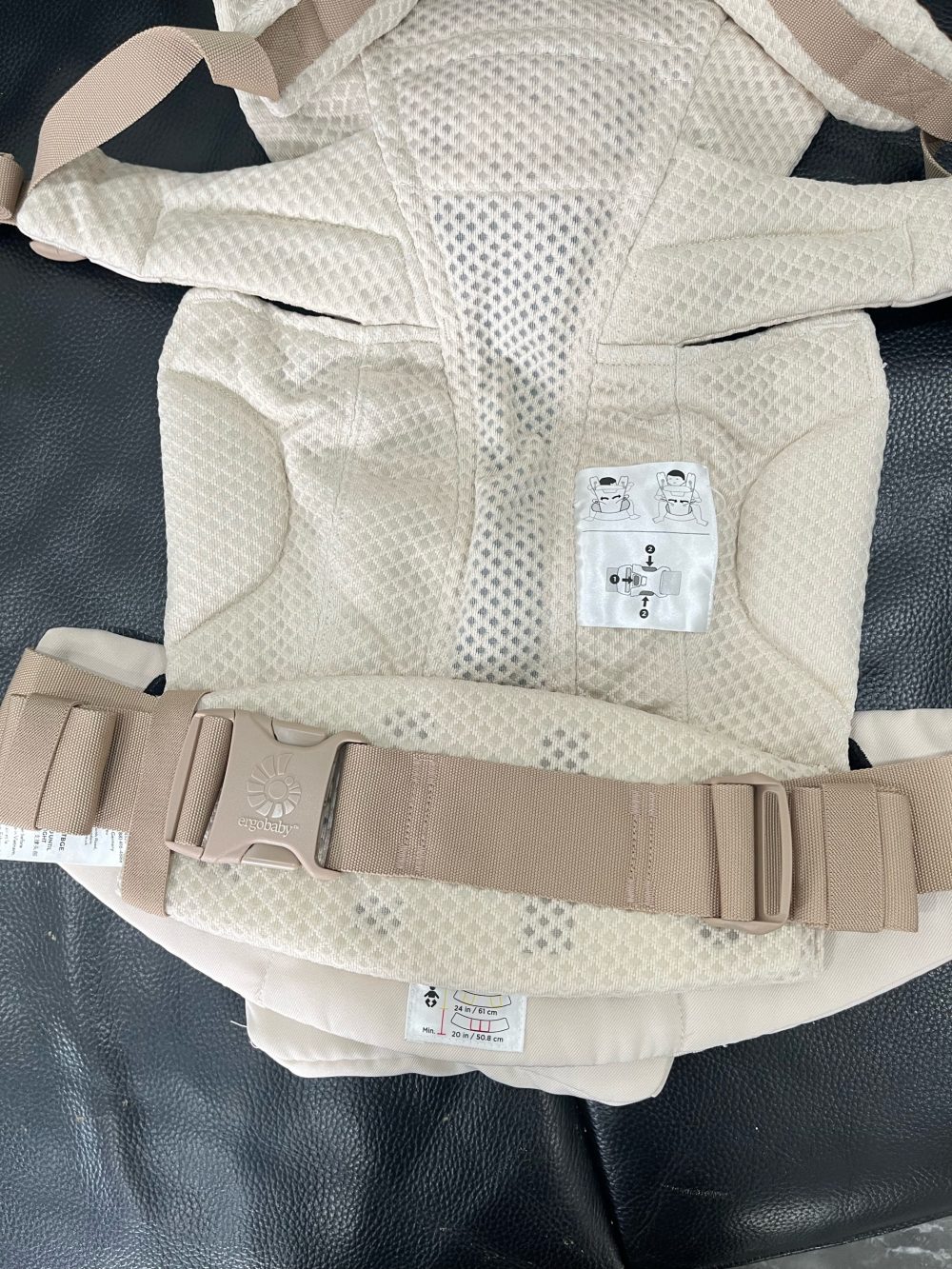 Địu Ergobaby Omni Breeze, Natural Beige( size: 3kg2→20kg~ 0→48m) - Ảnh 6