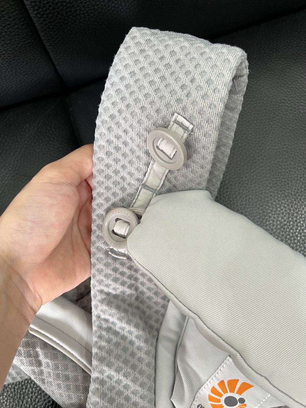 Địu Ergobaby Omni breeze, Pearl Grey (size 3kg2→20kg~0m → 48m) - Ảnh 9